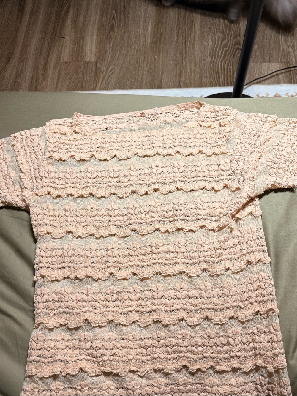 Free People
 Ruffled Textured Top